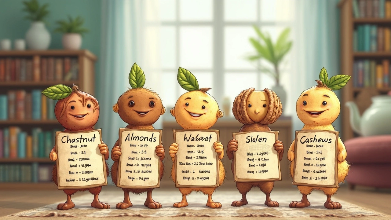 Fatty Acid Profiles: Chestnuts vs. Popular Snack Nuts